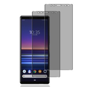 対応 Xperia 1 SOV40 SO-03L ガラスフィルム 覗き見防止 エクスペリア1 フィルム のぞき見防止 さらさら 強化ガラス Xperia SOV40 液晶保