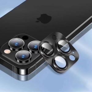 対応 iPhone 13 Pro/iPhone 13 Pro Max カメラフィルム iPhone 13 Pro カメラ保護フィルム 金属 ケース 露出オーバー防止 アルミ合金＋強