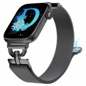 Girovo コンパチブル Apple Watch バンド/アップルウォッチバンド, Dバックル ステンレス磁石磁気マグネットあっぷるうぉっち交換ベルト 