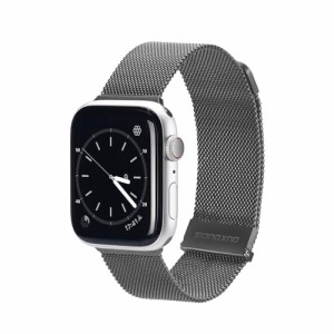 (GANGXUN) コンパチブル For Apple Watch バンド 38mm 40mm 41mmステンレス留め金製 男女兼用 iWatch 長さ調節 強力な磁 通気 メッシュ 
