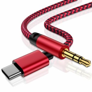 USB Type-C to 3.5mm 変換ケーブル DAC搭載 オーディオケーブル Hi-Fi ヘッドホンケーブル 3極/TRS Aux コード スマホ 音声変換ケーブル 