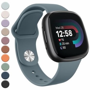 (YGTBSR) コンパチブル Fitbit Versa 4 バンド、Fitbit Versa 3 バンド、Fitbit Sense 2 バンド、Fitbit Sense バンド 防水性と 交換ベル