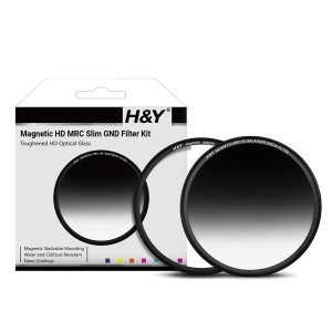 H&Y NDフィルター 82mm マグネティック バランサーGND16 フィルターキット マグネット式 ハーフND ソフトグラデーション 1.2 薄枠 帯電防