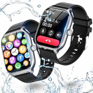 スマートウォッチBluetooth5.3通話機能付き 超薄型 腕時計 SmartWatch スポーツウォッチ IP68防水 活動量計 多種類運動モード 230mAh長持