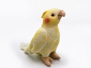 オカメインコ ぬいぐるみ オウム 鳥ぬいぐるみ インコ 本物そっくり リアル やさしい手触り 可愛く柔らかい かわいい ハンドメイドぬいぐ