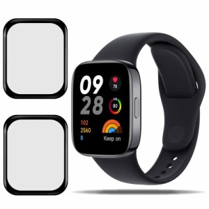 Xiaomi Redmi Watch 3 Active ガラスフィルム 日本旭硝子素材製 Redmi Watch 3 Active 保護フィルム ガラスフィルム 2枚 強化ガラス 液晶