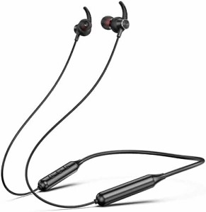 Bluetoothイヤホン ネックバンド型 ワイヤレスイヤホン スポーツイヤホン Hi-Fi音質?瞬時接続 自動ペアリング IPX5防水防汗 マグネット搭