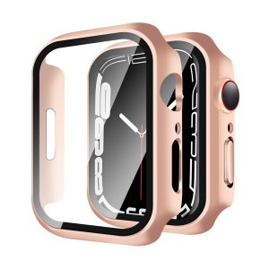 YUGYUG for アップルウォッチSE2/SE/6/5/4 カバー 40mm Apple Watch SE2/SE/6/5/4 カバー 40mm PC素材 アップルウォッチ ケース ガラスフ