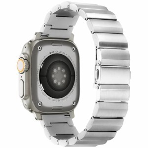 GYOKUYU「高級チタン金属」コンパチブルApple Watch Ultra/Ultra 2 49mm バンド チタン アップルウォッチ ウルトラ 交換バンド チタニウ