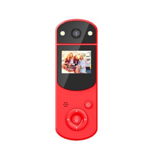 D2ハンドヘルドミニDVカメラデジタルカメラMP3プレーヤーカービデオレコーダー1080Pナイトシューティングカメラデジタルミニカメラ(赤)