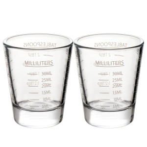 エスプレッソ ショットグラス 耐熱ガラス製 計量カップ お酒グラス オンスカップ ワイングラス リキュール、ウイスキーウォッカ用 居酒屋