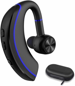 Bluetoothヘッドセット ワイヤレスイヤホン ブルートゥースイヤホン 自動ペアリング 180度回転 耳掛け型 片耳 マイク内蔵 ハンズフリー通
