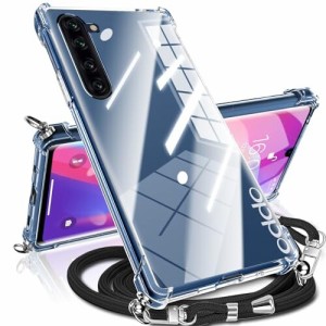 OPPO Reno3 A ケース ショルダー 耐衝撃 TPU Reno3 A スマホケース 肩掛け 斜めかけ 縄掛けケース 紐付き 薄型 軽量 クリア 落下防止 長