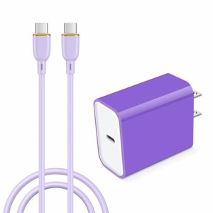 iPhone15 充電器 20W PD3.0対応 急速充電 (PSE認証済み) iPad充電器 USB C-C 充電ケーブル 1.83M付き iPhone Type C 充電器 USB-C コンセ