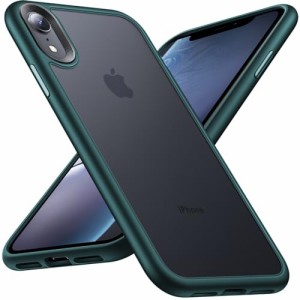 Anqrp iPhone XR 用 ケース 半透明 マット 耐衝撃 滑り止め 米軍MIL規格 指紋防止 スマホケース iPhone XR ストラップホール付き ワイヤ