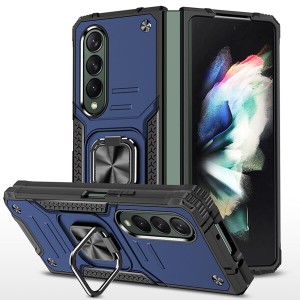 Galaxy z fold4 ケース用, z fold4ケース zfold4 スマホケース Samsung Galaxy z fold 4 リング スタンド機能 付き 携帯ケース 耐衝撃 横