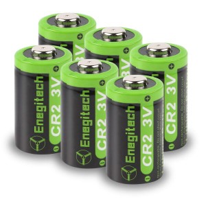 Enegitech CR2 電池 3V カメラ用リチウムパック電池 非充電式 懐中電灯、ゴルフ距離計、 スイッチボットのボット/指ロボット、 デジタル