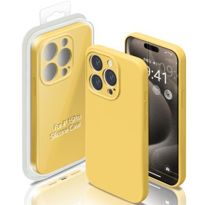 iPhone15Pro ケース シリコン衝撃吸収 スリム 薄い シリコンケース カバー 耐衝撃 スマホカバー シンプル 携帯ケース SILICONE CASE スト