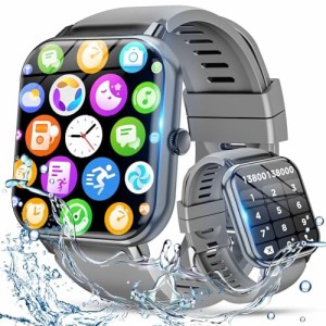 スマートウォッチ 最新Bluetooth5.3 通話機能 1.83インチ大画面 活動量計 腕時計 100種類の運動モード