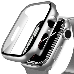 DYAOLE 対応 Apple Watch Series 9/8/7 ケース 41mm アップルウォッチ9/8/7 ケース 41mm 対応 アップルウォッチ カバー ガラスフィルム 