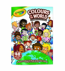 Crayola (クレヨラ) Colours of the World (カラー・オブ・ザ・ワールド) - アルバムのアクティビティと塗り絵 48ページ 教育的アクティ