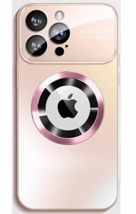 Sursuni iPhone 12 Pro 用 ケース MagSafe 対応 ワイヤレス充電 艶消し 大きなカメラ窓 アイフォン 12 プロ カバー マグネット搭載 ウィ