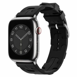 Apple Watch Series 9 バンド 41mm 45mm 2023年 Ultra 2 バンド 49mm シリコン素材 柔軟 apple watch ultra2/1/S9/8/7/6/5/4/3/2/1/SEの 