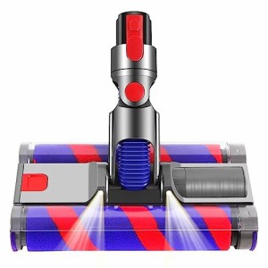 Lecanter ダイソンV7ヘッド、ソフトローラークリーナーヘッド V7 V8 V10 V11シリーズに対応 モーターヘッド Dyson 掃除機のに適用 LED付