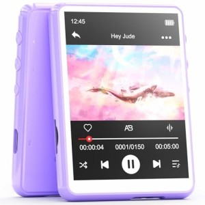 MECHEN 64GB MP3プレーヤー Bluetooth 5.3 デジタルオーディオプレーヤー 超軽量 ミニ音楽プレーヤー 128GBまで拡張可能 スピーカー内蔵 