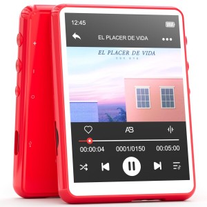 MECHEN 64GB MP3プレーヤー Bluetooth 5.3 デジタルオーディオプレーヤー 超軽量 ミニ音楽プレーヤー 128GBまで拡張可能 スピーカー内蔵 