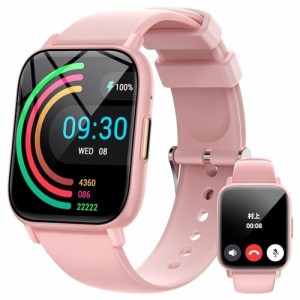 スマートウォッチ レディース iphone対応 アンドロイド対応 通話機能付き 1.83インチ大画面 smart watch IP67防水 防塵 耐衝撃 メンズ腕