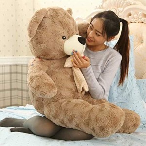 AMIRA TOYS テディベア ぬいぐるみ 大きい くま ぬいぐるみ 巨大ぬいぐるみ くまのぬいぐるみ bear big size 130cm（ダークブラウン）