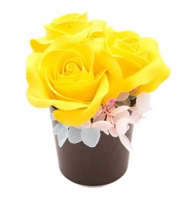 ArtIFl 造花 インテリア クレイフラワー 枯れない 香る 花 アロマ ディフューザー 3rose ギフト サブギフト サブプレゼント プチギフト 