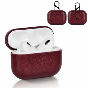 BUITFOU AirPods Pro 2 用 ケース(2023/2022)エアーポッズプロ2 ケースPU革 本革 AirPods Pro 2 レザーケース カバー キズ防止 耐衝撃 防