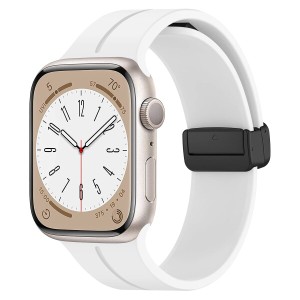 コンパチブル Apple Watch バンド 41mm 40mm 38mm 、 スポーツバンドブレスレット調節可能なソフトシリコンストラップ女性男性磁気バック