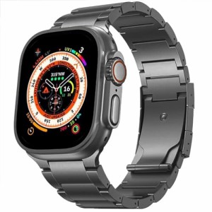 コンパチブル apple watch バンド チタン製 軽量 丈夫 iWatch SE/Series Ultra2 Ultra 9 8 7 6 5 4 3 2 1対応 38mm 40mm 41mm 42mm 44mm 