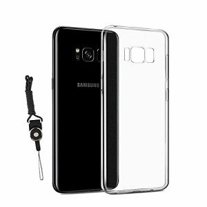 Awubaige FOR Galaxy S8 SC-02J SOV36 用の ケース カバー クリア GalaxyS8 ソフトTPU 透明 GalaxyS8 保護カバー 耐衝撃 画面レンズ保護 