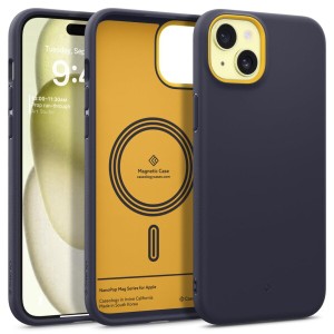 Caseology iPhone15 用 ケース MagSafe対応 米軍MIL規格 耐衝撃 グリップ 滑り止め 落下防止 TPU iPhone 15 用 カバー−ナノポップ・マグ