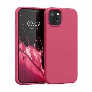 kwmobile スマホケース 対応: Apple iPhone 13 ケース - TPU リキッド シリコン カバー - 耐衝撃 傷防止 サラサラ Case