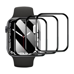 BUITFOU Apple Watch 保護フィルム Series SE2/SE/6/5/4 44mm 対応 PET複合材 アップルウォッチ 保護フィルム 3D曲面保護フィルム 高透過