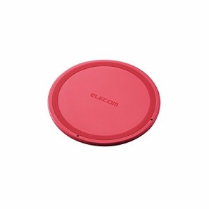 エレコム W-QA03PN Qi規格対応ワイヤレス充電器/5W/薄型/卓上/ピンク