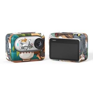 Insta360 GO 3 専用 カメラ ステッカー GO 3 用 3M ステッカー 保護フィルム 防水、防塵、耐傷性 (スタイル色-4)