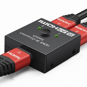 HDMI 2.0 切替器 Chayoo  HDMI セレクター/分配器 2入力1出力⇔1入力2出力 双方向 手動 HDMI切り替え器 3D/1080P PS5/PS4 pro/Xbox/TV-bo