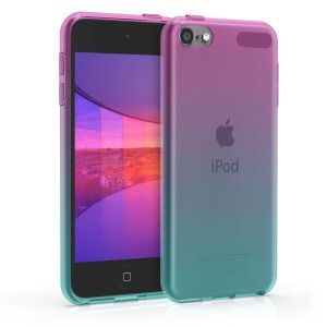 kwmobile 対応: Apple iPod Touch 6G / 7G (6代目・7代目) ケース - TPUシリコン 耐衝撃 ソフト カバー 保護 ツートーンデザイン