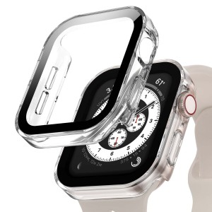 Singiuzoo Apple Watch 用 防水ケース 45mm 44mm 41mm 40mm アップルウォッチ ケース 3D直角エッジデザイン 保護 アップルウォッチ Serie