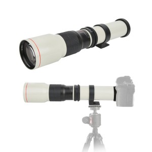 500mm F8?F32マニュアルフォーカス望遠レンズ 手動焦点超望遠固定焦点レンズ Nikon ニコンFマウントカメラ用 ニコンD3400 D5300 D5100 D5
