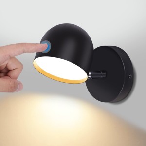 HAWEE ブラケット ライト LED ウォールライト 壁掛けライト モダン タッチ調光可能 350°回転 LED 読書 電球を交換不可 屋内 寝室 リビン