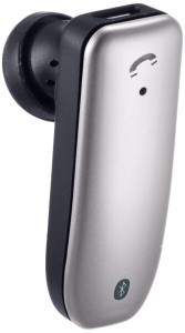 iBUFFALO Bluetooth3.0対応 ヘッドセット 片耳 ボリューム付 シルバー BSHSBE21SV (動作確認済)iPhone7,iPhone7Plus