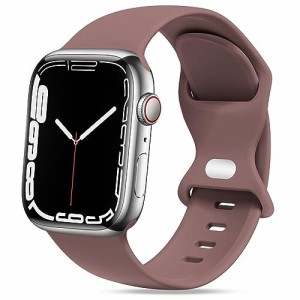 THWALK コンパチブル Apple Watch バンド ベルト 柔らかいシリコン素材のスポーツバンド 防水性 通気性 耐久性 柔軟 運動 おしゃれ 38mm 