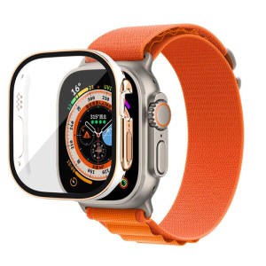 venk アップルウォッチカバー ケース apple watch用 Series 8 7 SE 6 5 4 3 2 Ultra ガラスフィルム 一体型 38mm 40mm 41mm 42mm 44mm 45